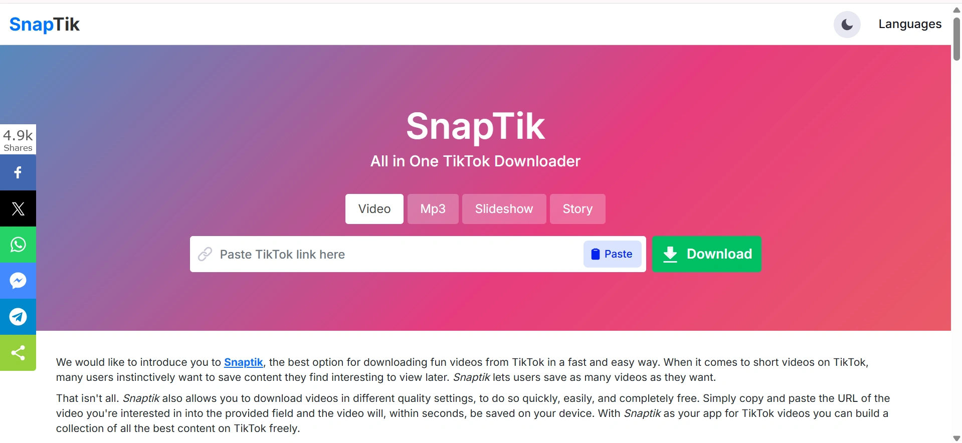 Review Lengkap Snaptik: Fitur, Kelebihan, dan Kekurangan